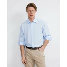 Рубашка Gloria Jeans GJ BLACK, размер S (44-46), светло-синий