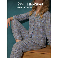 Пижама Mia Cara La Thuille, размер 42-44, серый, голубой