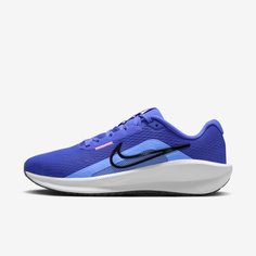Кроссовки NIKE Downshifter 13, размер 6 US, синий/черный