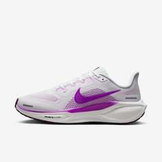 Кроссовки NIKE Air Zoom Pegasus 41, размер 7 US, белый/фуксия