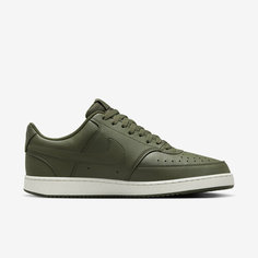 Кроссовки NIKE Court Vision Low Next Nature, размер 12 US, хаки