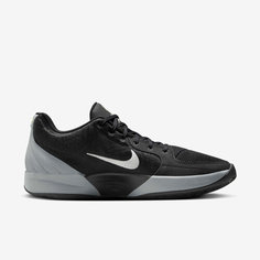 Кроссовки NIKE Ja 2, размер 7 US, черный/серый/белый