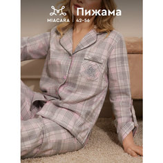 Пижама Mia Cara Chloe, размер 54-56, пыльная роза, розовый
