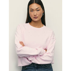 Свитшот Zarina, размер M (RU 46), , светло-розовый