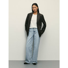 Джинсы широкие Zarina wide leg, размер L (RU 48)/170, светлый индиго