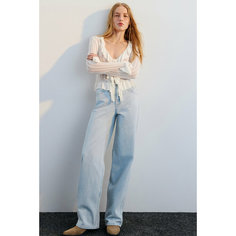 Джинсы трубы Befree Mix&Match, размер XL/176, голубой