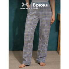 Брюки Mia Cara La Thuille, размер 42-44, серый, голубой