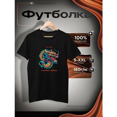 Футболка GTS, размер S, черный