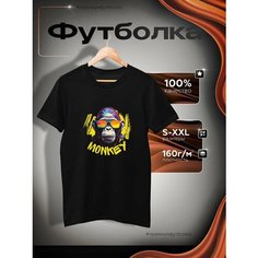 Футболка GTS, размер M, черный