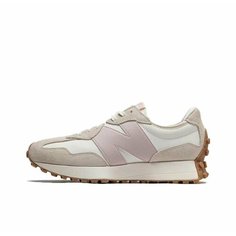 Кроссовки New Balance 327, размер 39EU=Длина стопы24.5CM, white/pink Нет бренда