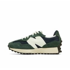 Кроссовки New Balance 327, размер 45EU=Длина стопы29CM, черный, зеленый Нет бренда
