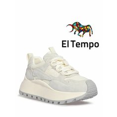 Кроссовки El Tempo, полнота 6, размер 38, бежевый