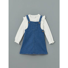 Комплект одежды LC Waikiki, размер 18-24 мес, голубой, белый