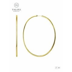 Серьги конго TALANT, желтое золото, 585 проба, размер 50 мм, , золотистый Талант