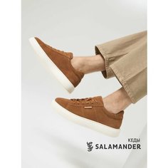 Кеды Salamander Весна-лето 2025, полнота 6 (RU)/ на среднюю стопу, размер 39, светло-коричневый