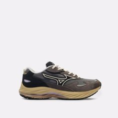 Кроссовки Mizuno Wave Rider B, размер 9,5 US, коричневый
