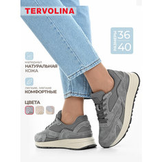 Кроссовки TERVOLINA Весна-лето 2025, полнота 6 (RU)/ на среднюю стопу, размер 37, серый
