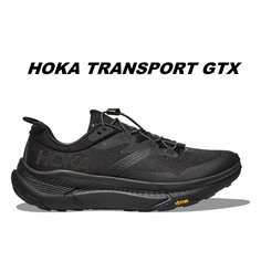 Кроссовки HOKA ONE ONE Trransport GTX, полнота D, размер UK 10; EUR 44 2/3; USA 10.5; 28.5 см; RU 43*, чернвый