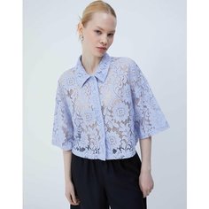 Рубашка Gloria Jeans GJ BLACK, размер L (48-50), голубой