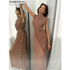 Платье EMBERENS Весна-лето 2025, размер S, пудровый