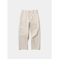 Брюки Uniform Bridge Cotton Fatigue Pants Wide Fit, размер M, белый