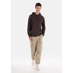 Брюки COLINS Comfort Fit, размер S, бежевый