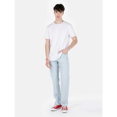 Джинсы COLINS 045 DAVID 045 DAVID Regular Fit, размер 34/36, голубой