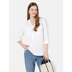 Рубашка COLINS Regular Fit, размер XS, белый