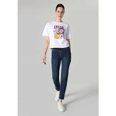 Джинсы COLINS 703 CARLA 703 CARLA Slim Fit, размер 25/30, cиний