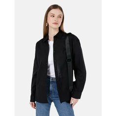 Рубашка COLINS Relaxed Fit, размер XL, черный