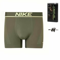Трусы NIKE Elite Micro, размер M, хаки, зеленый