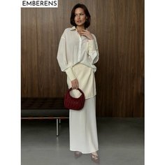 Костюм классический EMBERENS, размер 46, молочный
