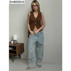 Жилет EMBERENS, размер S, светло-коричневый