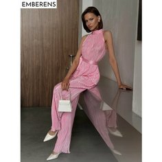 Костюм классический EMBERENS Весна-лето 2025, размер S, розовый