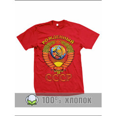 Футболка RexTex, размер 62, красный