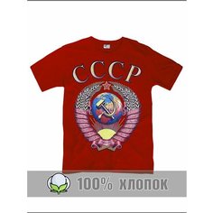 Футболка RexTex, размер 66, красный