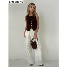 Жилет EMBERENS, размер L, темно-коричневый