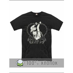 Футболка RexTex Аниме, размер 52, черный