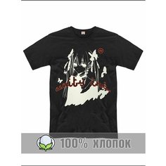 Футболка RexTex Аниме, размер 48, черный