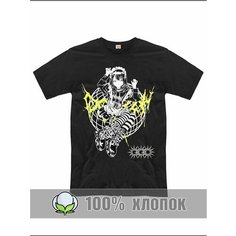 Футболка RexTex Аниме, размер 50, черный
