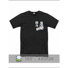 Футболка RexTex Аниме, размер 50, черный