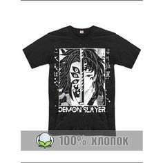 Футболка RexTex Аниме, размер 50, черный