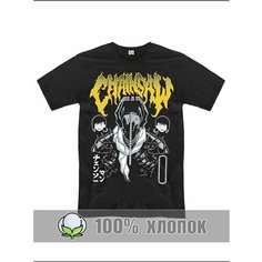 Футболка RexTex Аниме, размер 48, черный