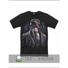 Футболка RexTex, размер 50, черный