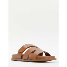 Шлёпанцы TENDANCE, размер 39, светло-коричневый