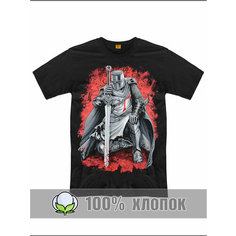 Футболка RexTex, размер 50, черный