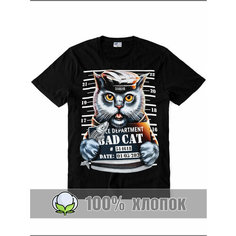 Футболка RexTex, размер 50, черный
