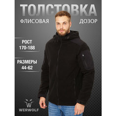 Толстовка WerWolf флисовые изделия, размер 52-54/170-176, , черный