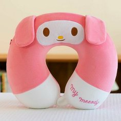 Подушка для шеи , 1 шт., размер XL, розовый