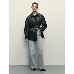Джинсы широкие Zarina wide leg, размер L (RU 48)/170, серый